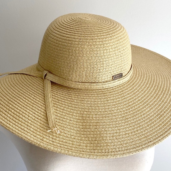 NWOT Sun N Sand Wide Brim Beach Hat - OS - Picture 1 of 9